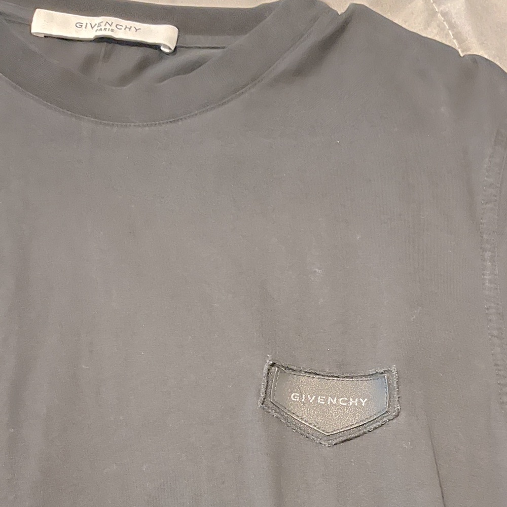 Givenchy Leather Patch Tee - image 2